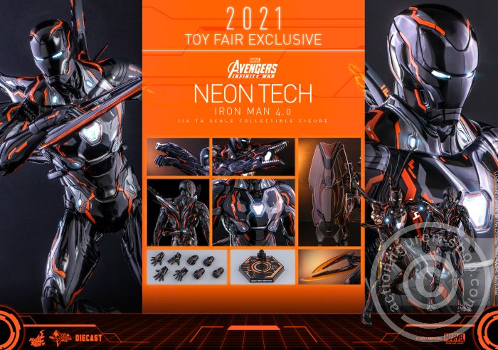 Avengers Infinity War - Neon Tech Iron Man 4.0 - Exclusive