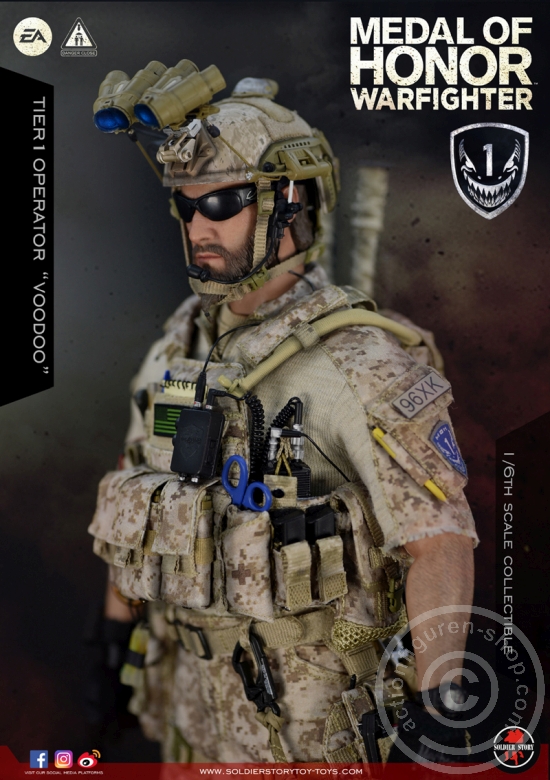 SST106-11 Medal Of Honor Navy SEAL Tier One - Operator "Voodoo"