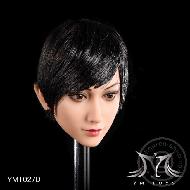 Kopf - short black Hair