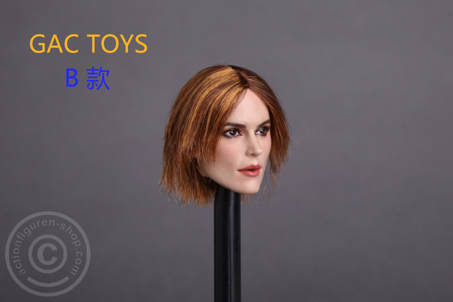gac007b-021vYtyCroV3fC2 Female Head - red-brown short Hair