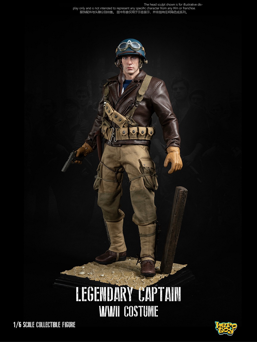 Legendary Captain in WWII Costume - Special Edition - in 1/6 scale