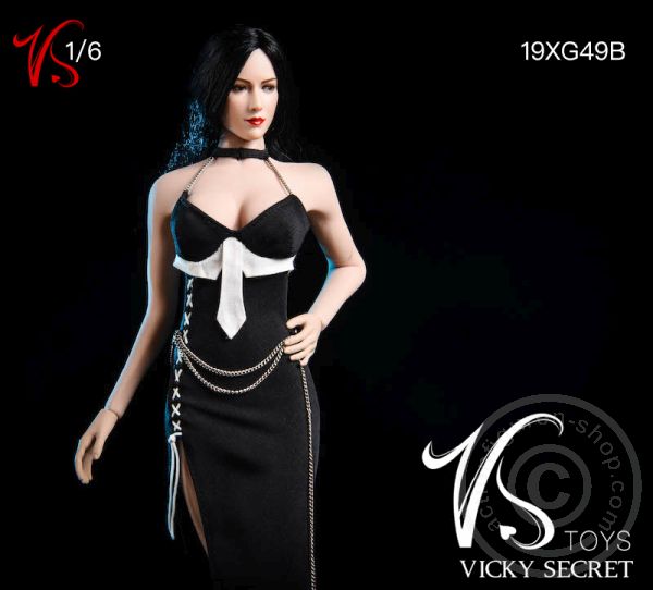 VST19xG49B-02 Female Party Dress - black