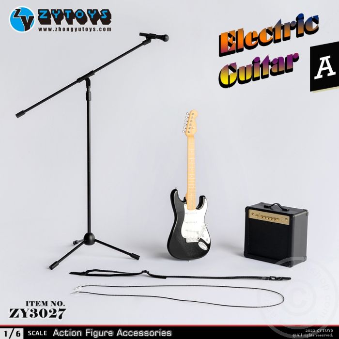 Electric Guitar w/ Accessories: Black