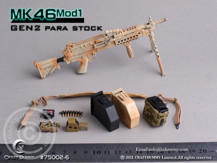 cd75002-6-6aT1np00Pd2Syw MK46MOD1-GEN2 para stock - camouflage