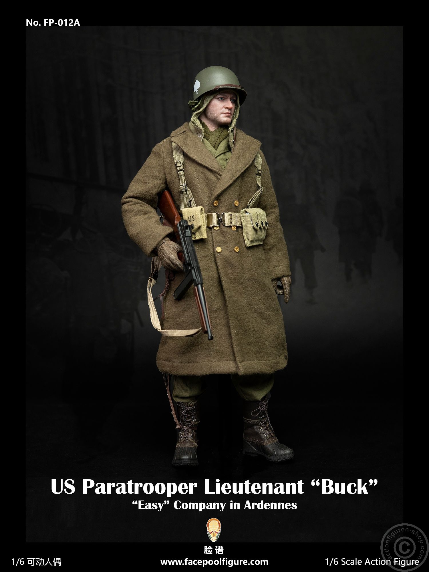 WWII U.S. Paratrooper - Lieutenant Buck - Easy Company - Winter Uniform WWII U.S. Paratrooper - Lieutenant Buck - Easy Company - Winter Uniform