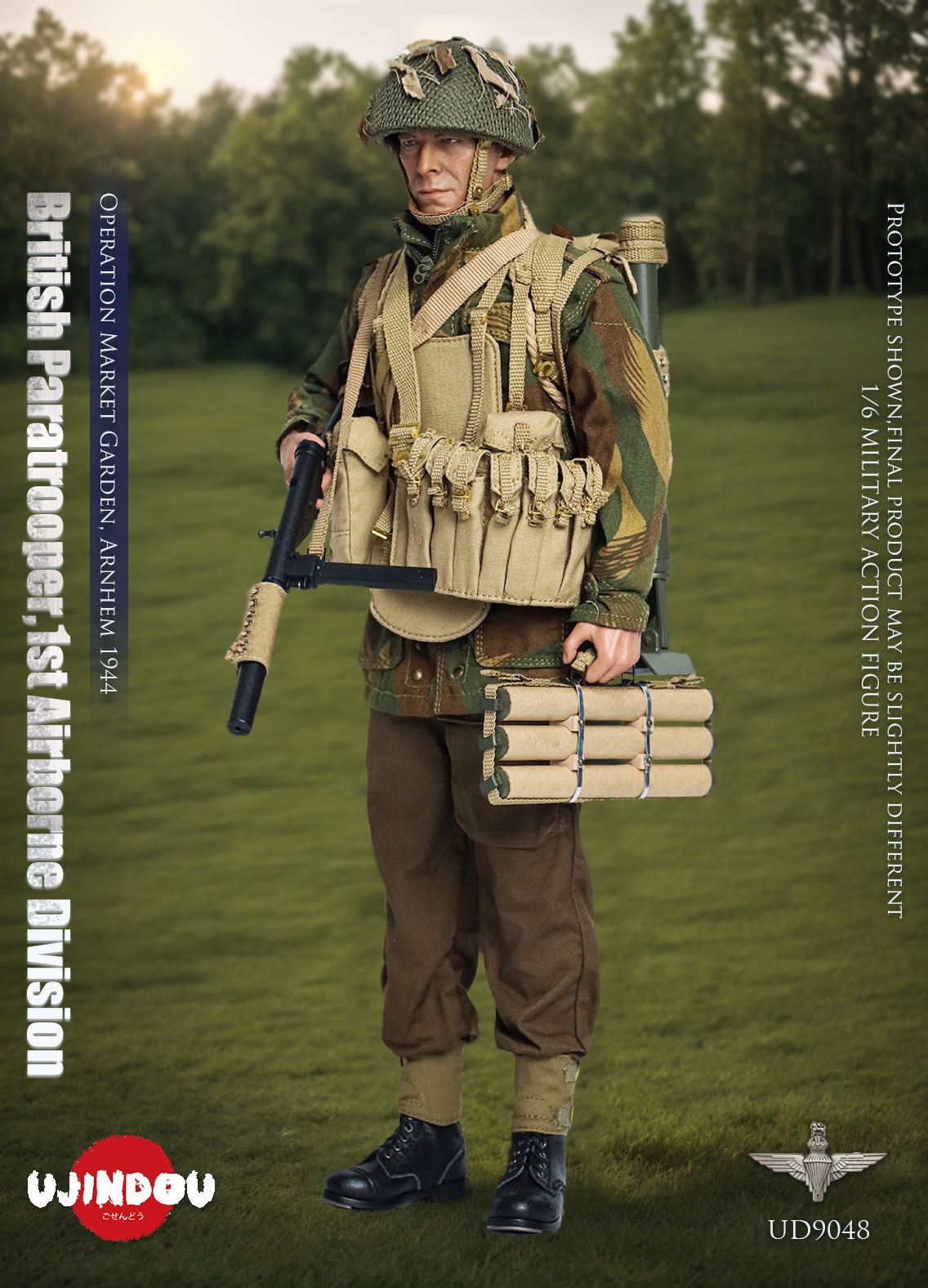 British Paratrooper - 1st Airborne Division - Operation Market Garden - Arnhem 1944 British Paratrooper - 1st Airborne Division - Operation Market Garden - Arnhem 1944