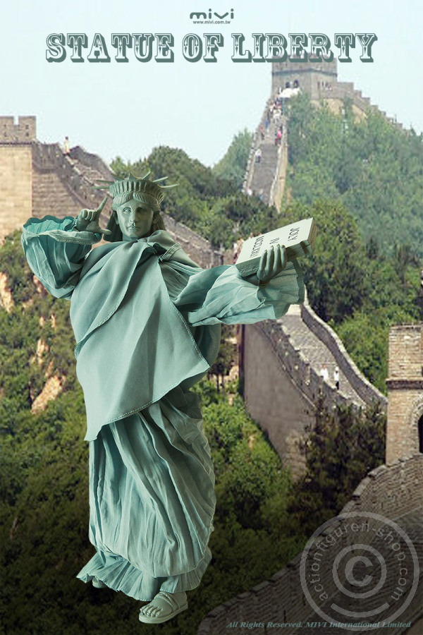 MIVI-04-05r13Nfopf180K8 Statue of Liberty - Head and Outfit Set