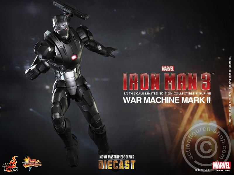 175126-08 Iron Man 3 - War Machine (Mark II) - Diecast - MMS198D03