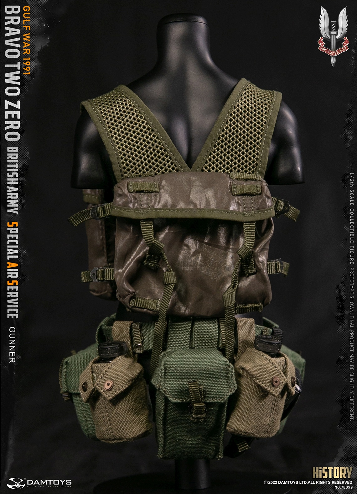 Bravo Two Zero - British Army Special Air Service (SAS) Gunner - Gulf War 1991 - in 1/6 scale Bravo Two Zero - British Army Special Air Service (SAS) Gunner - Gulf War 1991 - in 1/6 scale