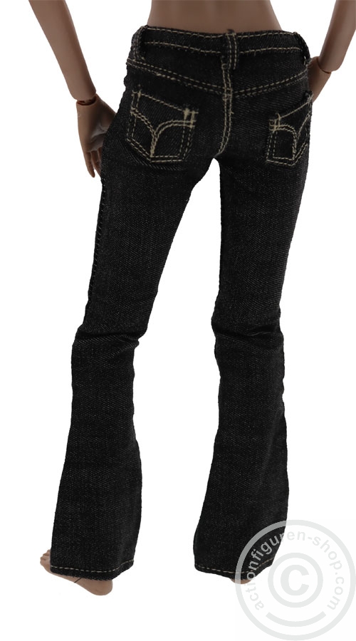 Denim Fashion Jeans - black