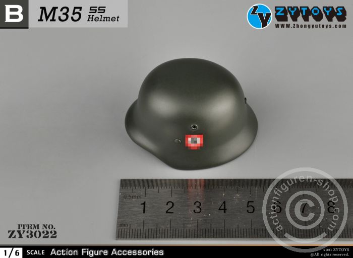 ZY3022B-05 Wehrmacht Metal Helmet Type M35 - B