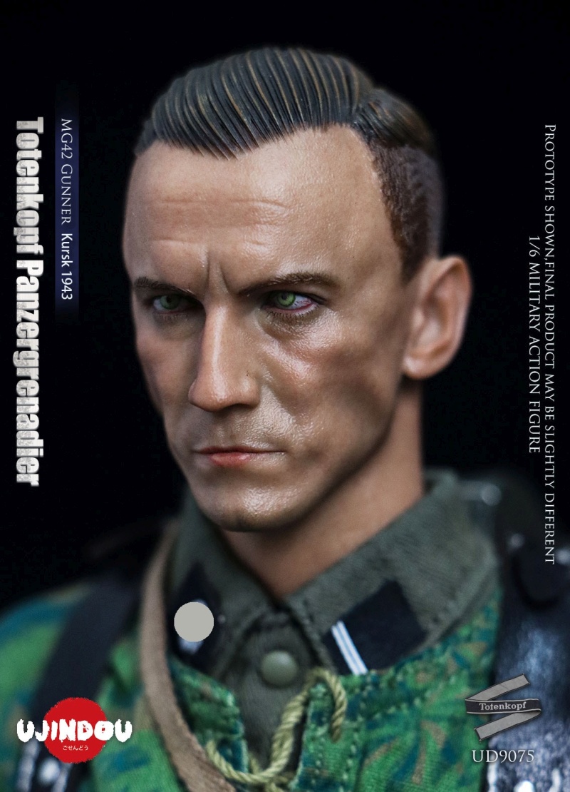 WWII Totenkopf Panzergrenadier - MG42 Gunner Kursk 1943 - in 1/6 scale