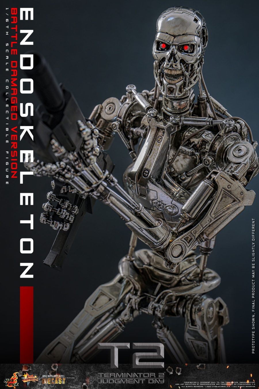 Hot Toys – MMS840D77 - Terminator 2: Judgment Day - 1/6th scale Endoskeleton (Battle Damaged Version) Collectible Figure Hot Toys – MMS840D77 - Terminator 2: Judgment Day - 1/6th scale Endoskeleton (Battle Damaged Version) Collectible Figure