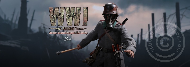 Bodo - WW I German Army Stormtrooper Infantry - in 1/6 scale