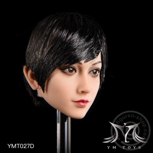 Kopf - short black Hair