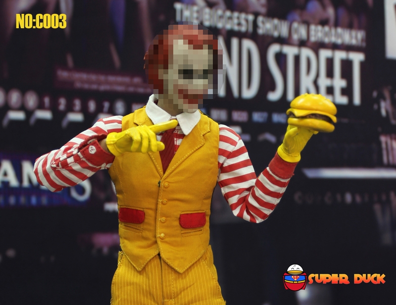 SDC003-05dyPDSHFIUGzCu Hamburger Clown Outfit Set