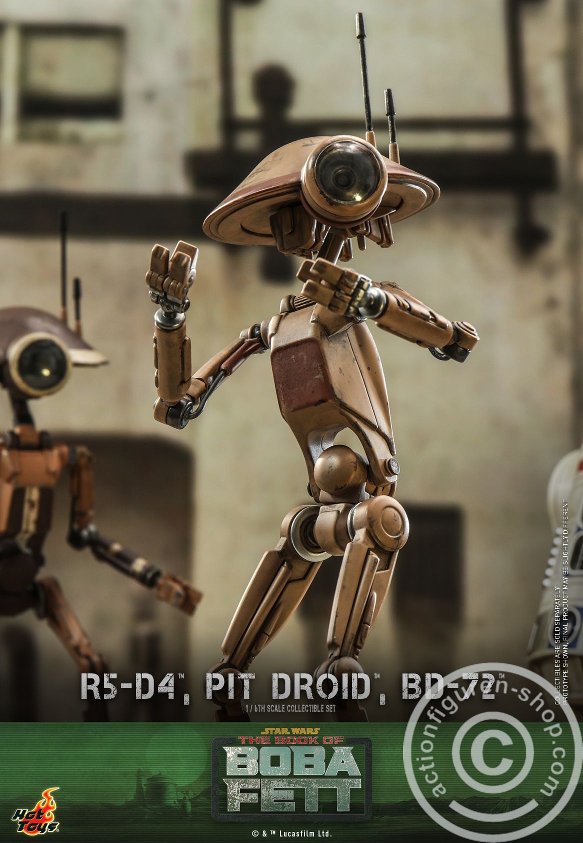 Star Wars: The Book of Boba Fett - R5-D4, Pit Droid, BD-72 Set