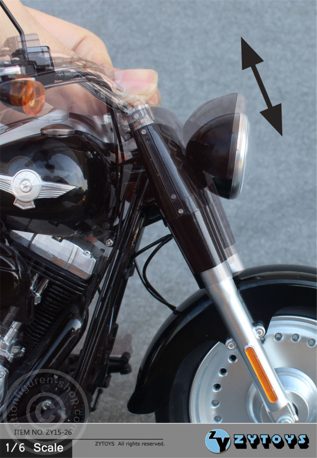 ZY1526-10 Motorcycle - Fatboy in 1:6 scale