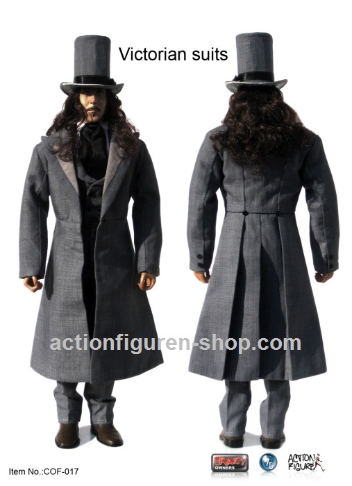 Victorian Men Suit - Grey Version