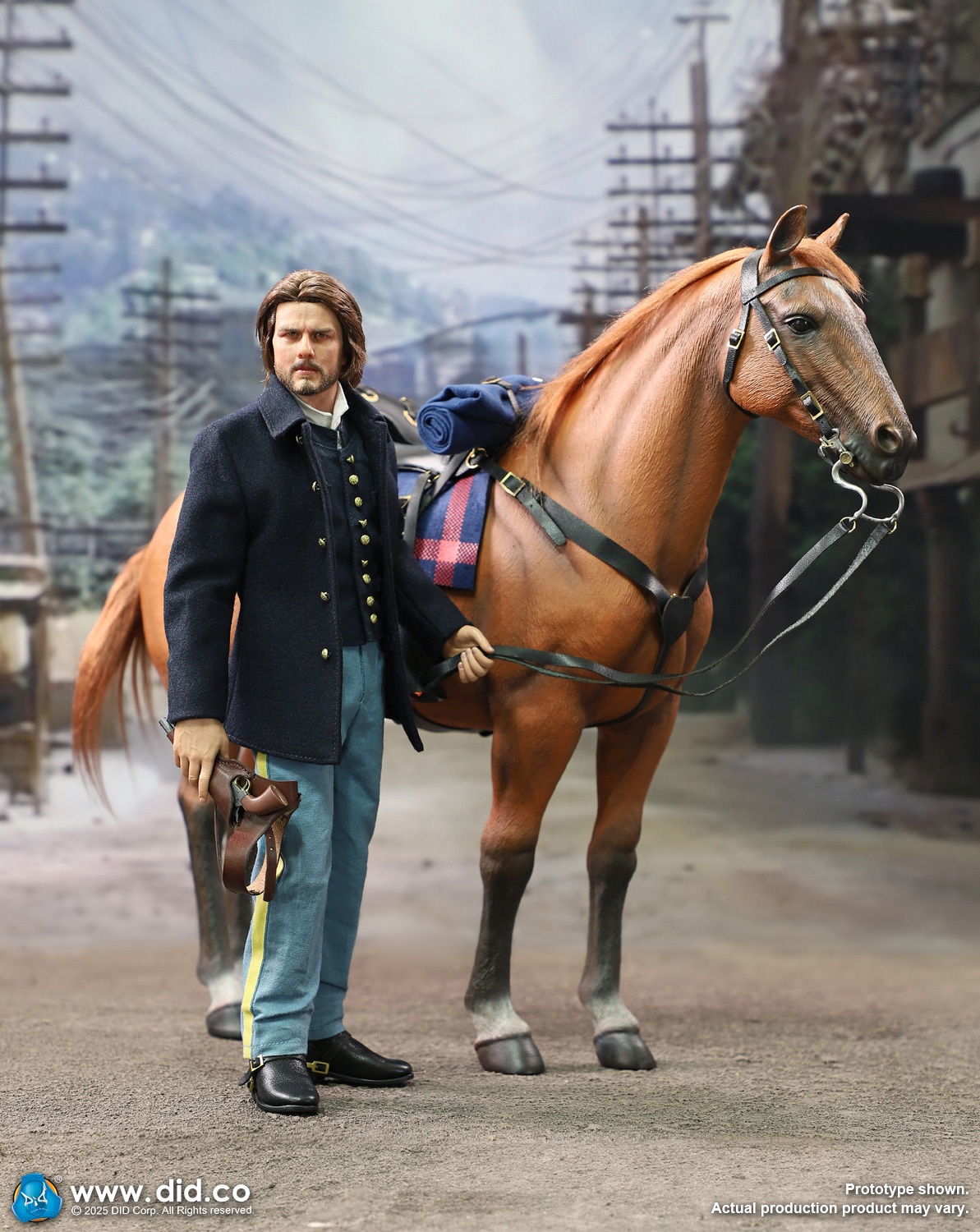 Brown-Red War Horse (Standing) US Army Cavalry - 1/6 scale Brown-Red War Horse (Standing) US Army Cavalry - 1/6 scale