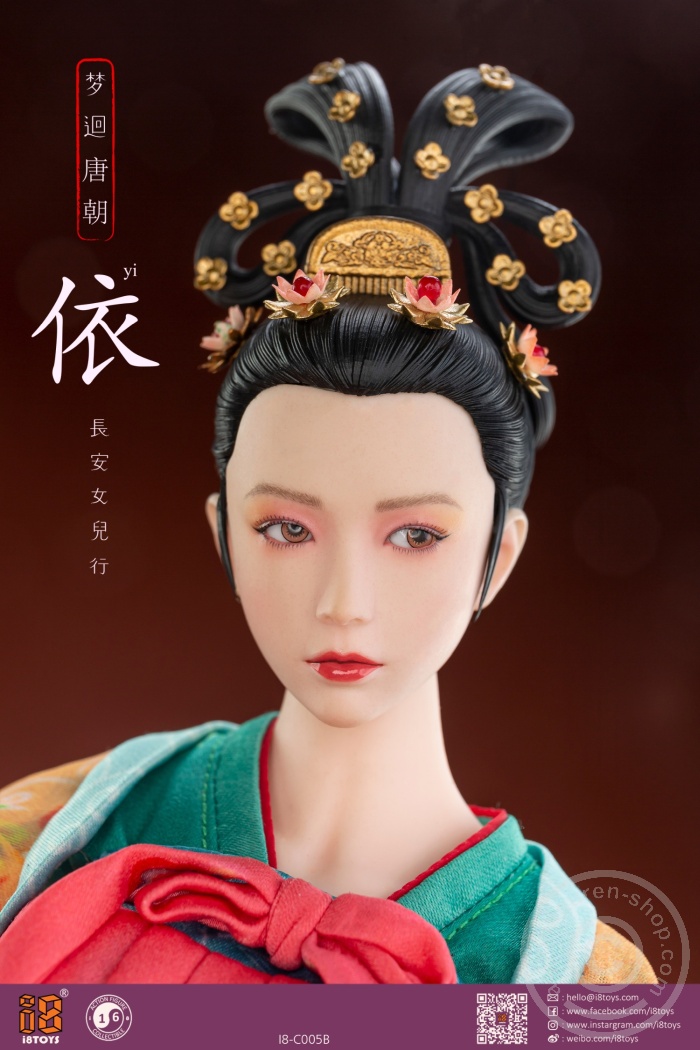 Han Chinese Clothing & Head Set - Tang Dynasty Chang on little Lady YI Han Chinese Clothing & Head Set - Tang Dynasty Chang on little Lady YI
