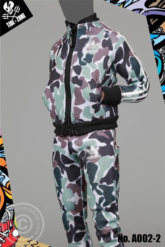 TiZ-A002-2-03 Sports Camouflage Outfit - helles camo