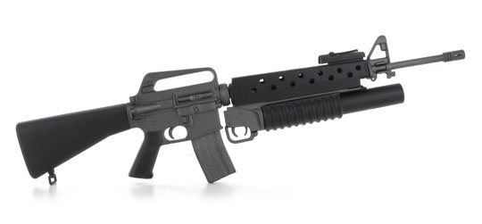 708460102 M16 w/ M203 Grenade Launcher