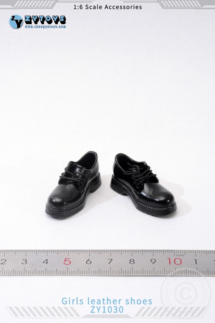 Black Female College Shoes w/ Laces