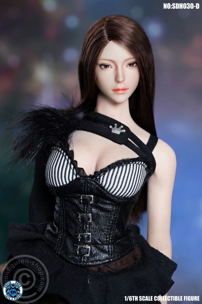 Female Head - long brown Hair Female Head - long brown Hair