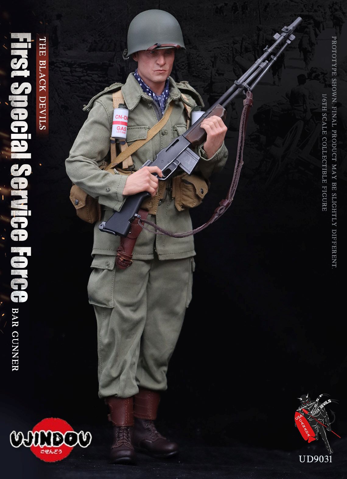 First Special Service Force - BAR Gunner - The Black Devils