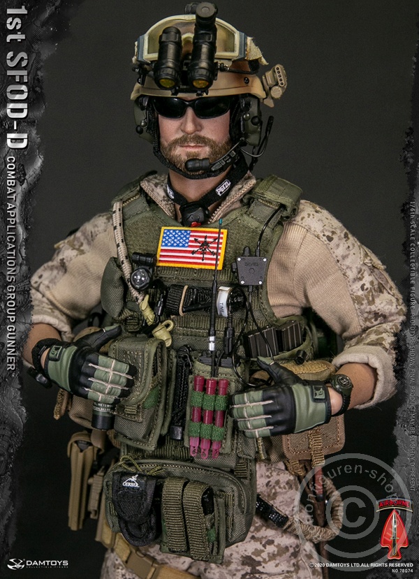 DA78074-12 1st SFOD-D Combat Applications Group GUNNER