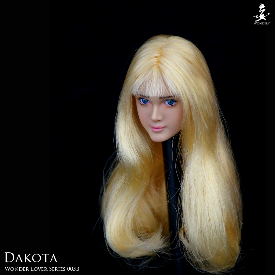 Dakota - Female Head w/ movable Eyes