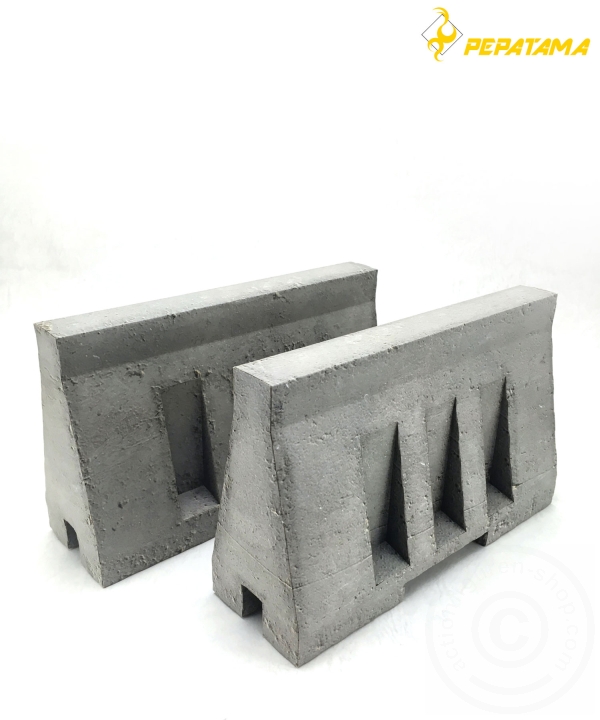 Concrete Barrier - Paper Diorama