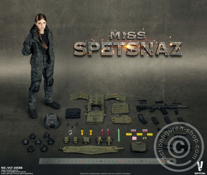 Miss Spetsnaz 2.0 in MCB Camouflage - green Vest