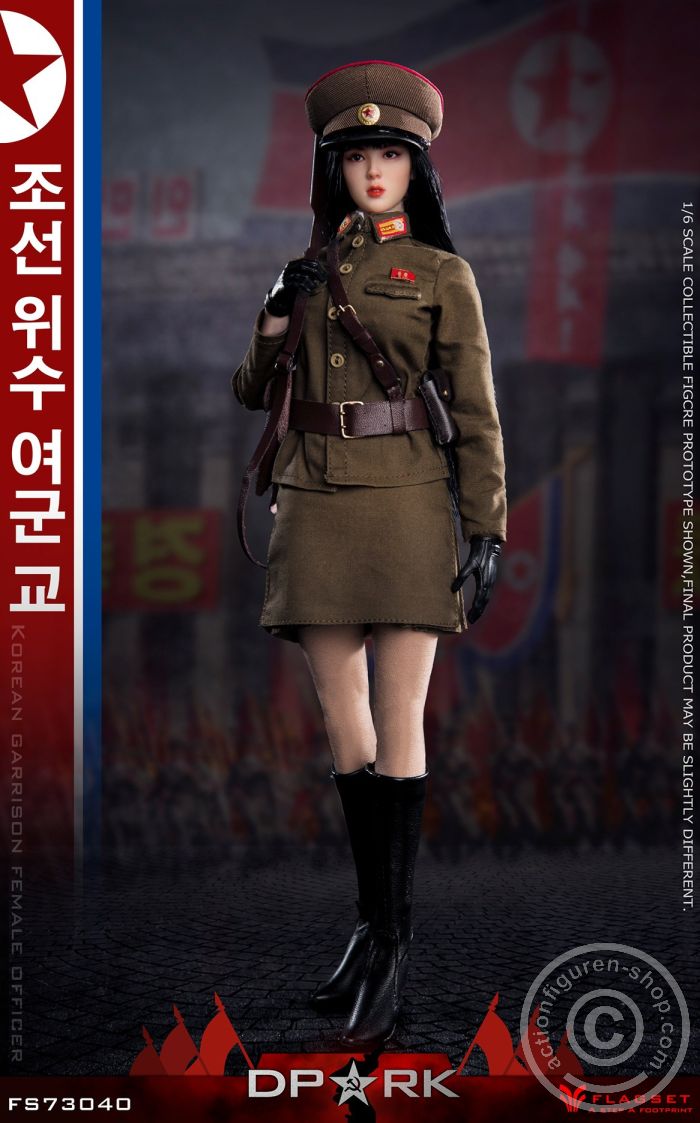 FS73040-07 North Korea - DPRK - Female Soldier