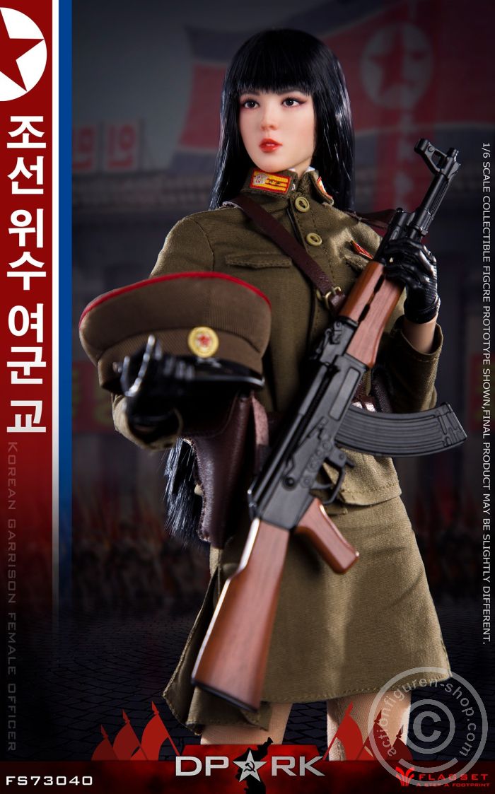 FS73040-17 North Korea - DPRK - Female Soldier