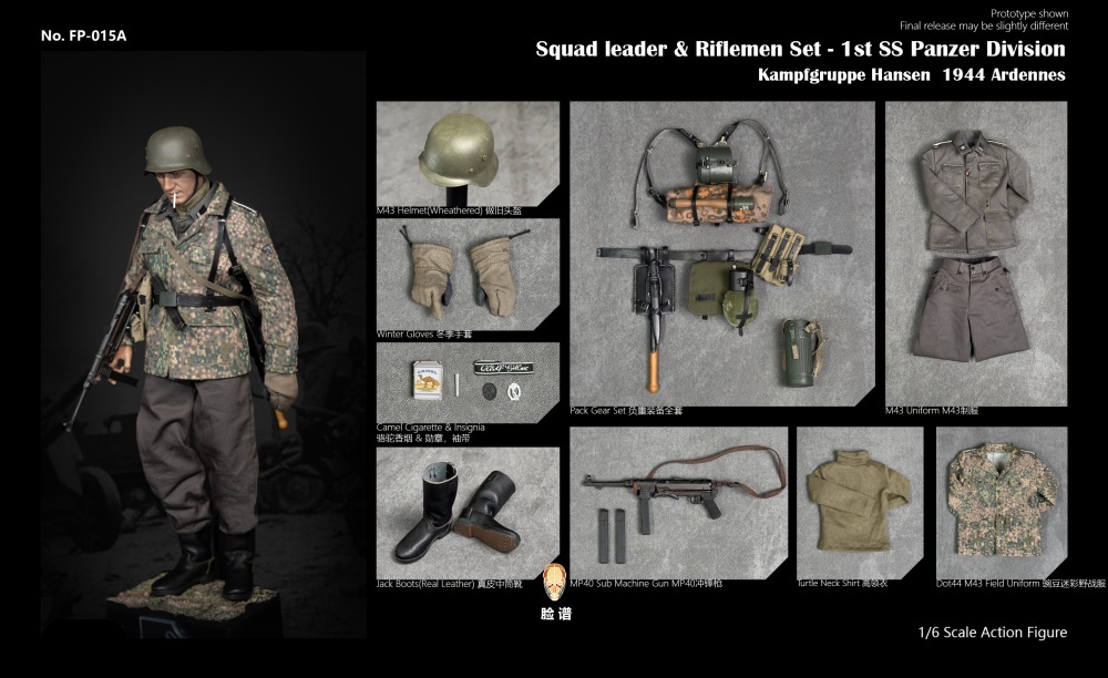 Squad Leader - Kampfgruppe Hansen - Discover History Series - 1/6 scale Squad Leader - Kampfgruppe Hansen - Discover History Series - 1/6 scale