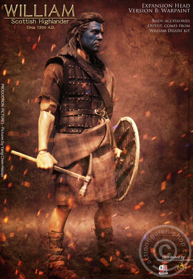 KP010hb-03 William: Sottish Highlander Head - B