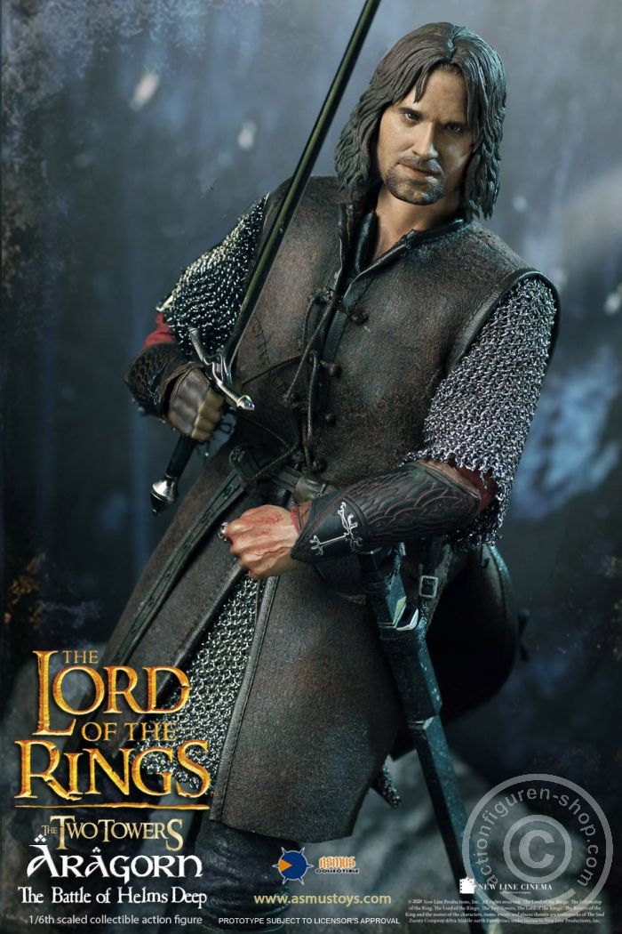 LOTR062-02 Aragorn at Helms Deep - LOTR