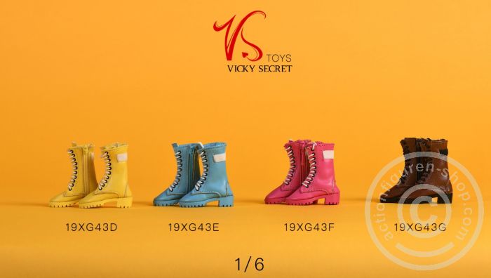 VST19XG43D-023Z2QlCWQVamMe Zipper Boots - Female - Leather