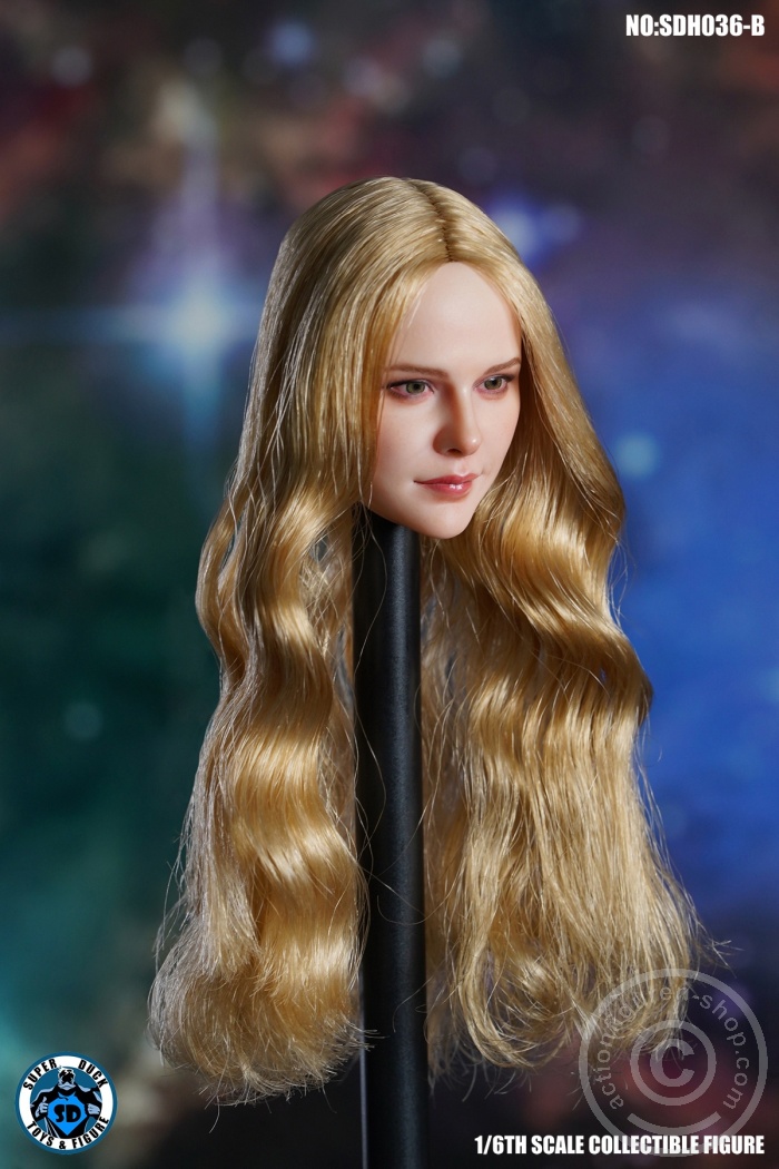 Female Head - Chloe - long blond Hair