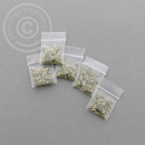 1 Mini-Mini Ziplock Bag 12 x 17mm - w/ Weed filling