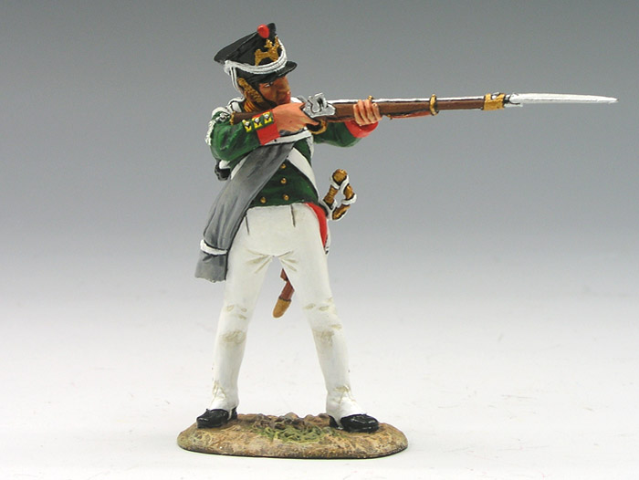 Russian Guards: 'Preobrajenski Regt' Standing Firing