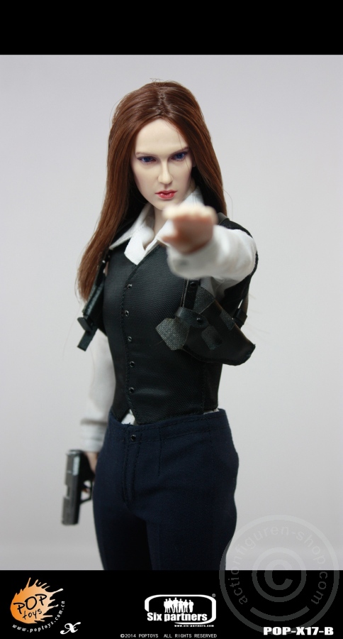 PTx17B-11 MI6 Female Agent - Blue Suit