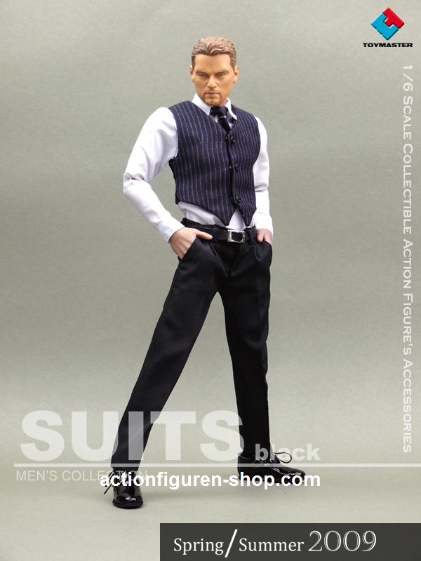 TMMS2-01 Men Suits Set - Black