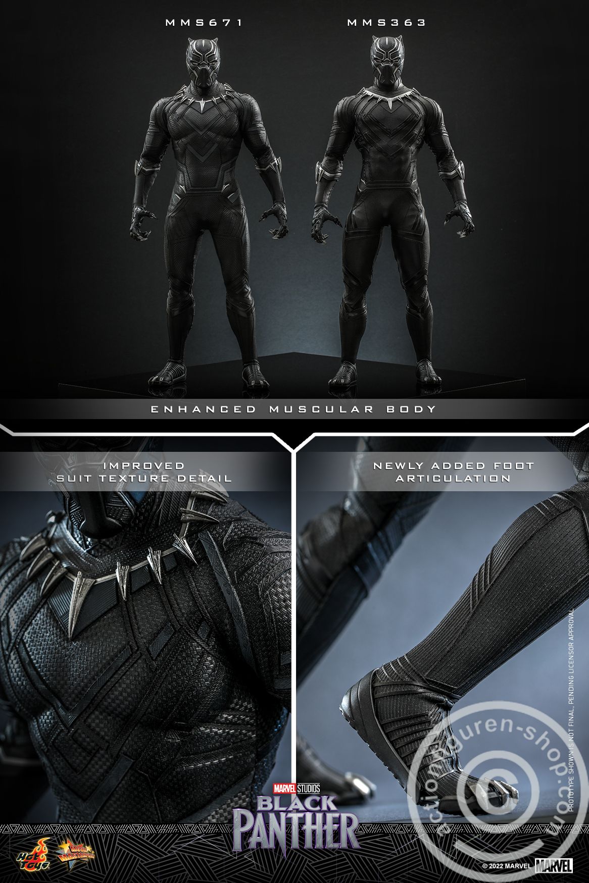 Black Panther Legacy - Black Panther (Original Suit) - MMS671 Black Panther Legacy - Black Panther (Original Suit) - MMS671