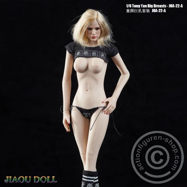 Tong Big Breast Suit Set - black