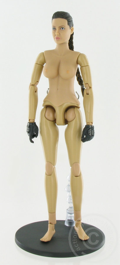 Female Body + Head mit Echt-Haar Zopf
