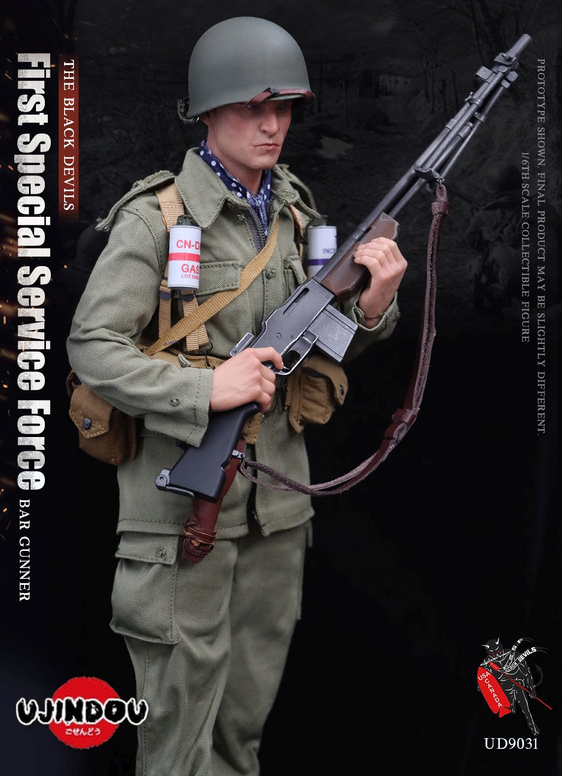 First Special Service Force - BAR Gunner - The Black Devils