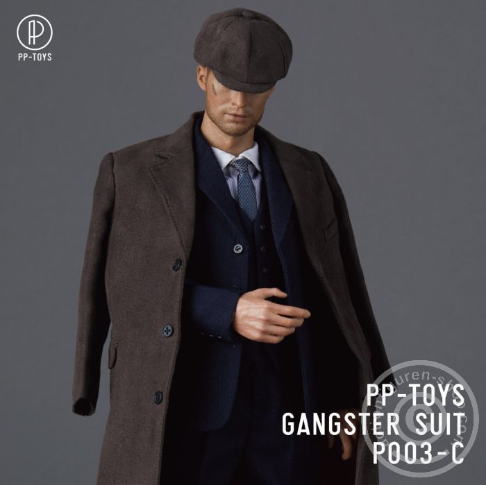 Gangster Suit - Peaky Blinders Set - dark-blue